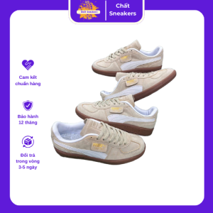 Puma Plermo Kem Đế Nâu bản Siêu cấp